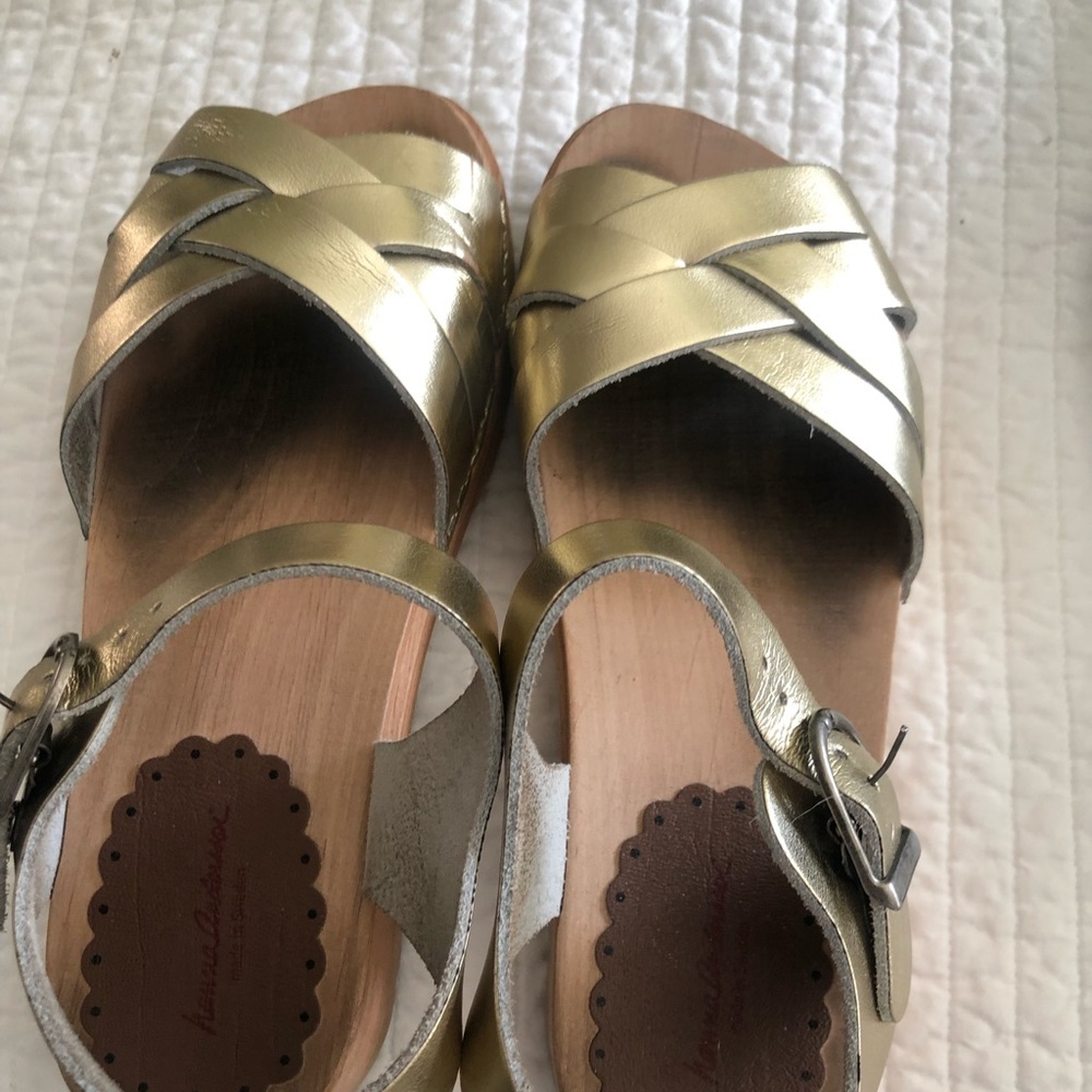 Swedish clogs sandals girls size 4